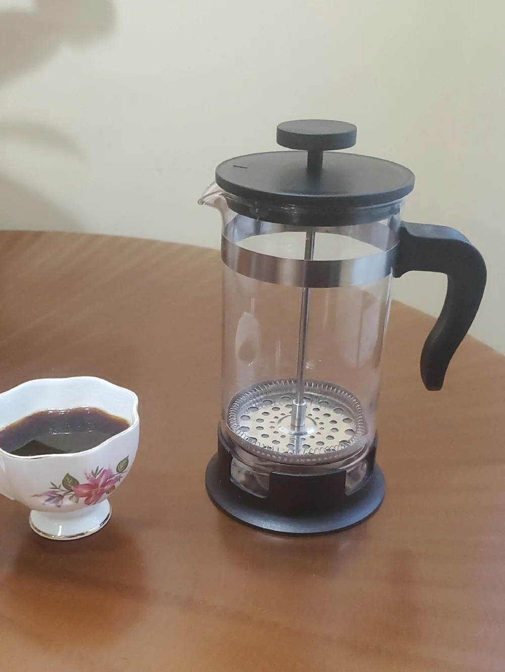 Ikea Black French Press Coffee Maker - Classic Home Kitchen
